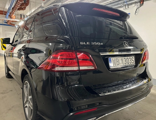 Mercedes-Benz GLE cena 199000 przebieg: 139000, rok produkcji 2018 z Biskupiec małe 106